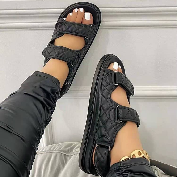 Sandalias Velcro Mujer Playa
