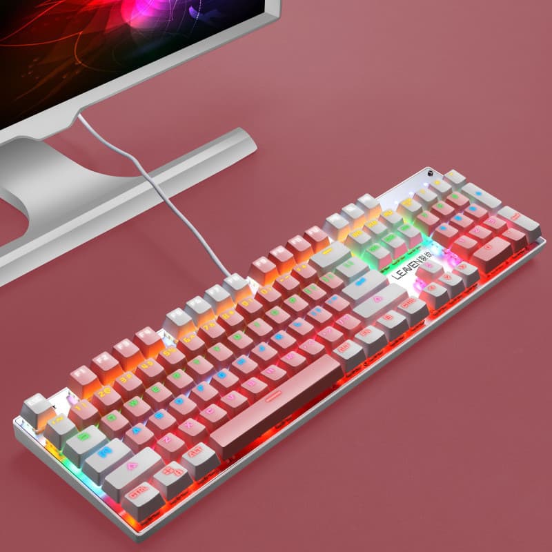 Teclado Gaming USB Luminoso Punk