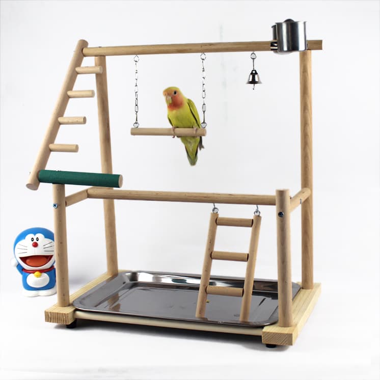 Parque de Juegos para Pájaros con Columpio y Escalera