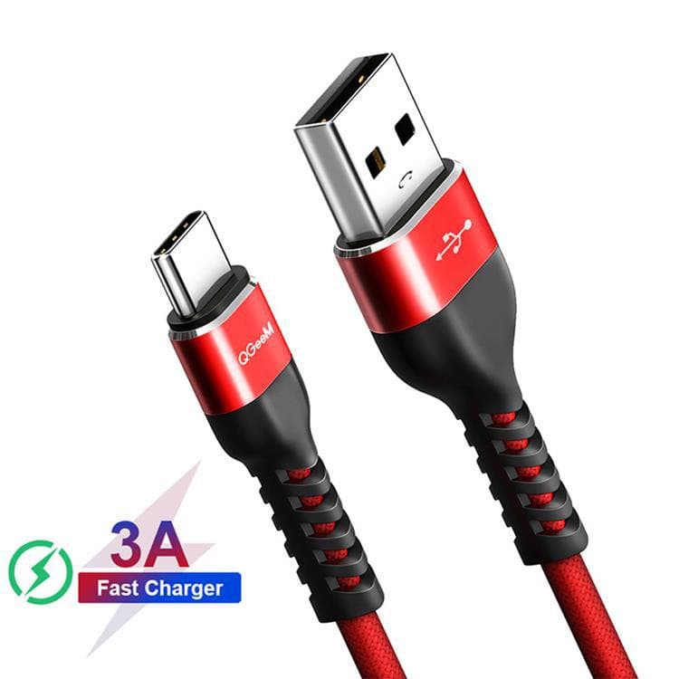 Cable USB a Type-C QGee Carga Rápida 5V 2.4A