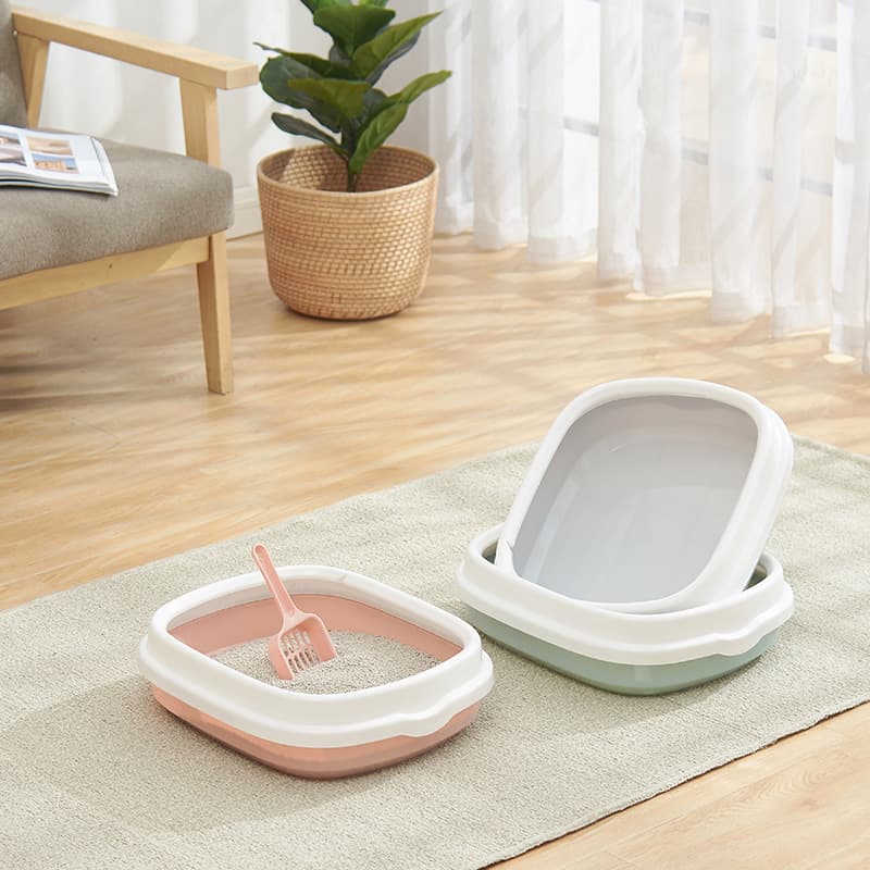 Arenero para Gatos Extraíble Antisalpicaduras Grande
