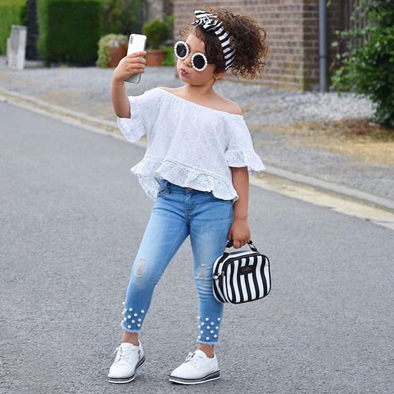 Conjunto Camiseta y Pantalón Corto Niña
