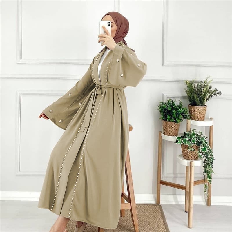 Kaftan Marroquí Abaya Dubai Hijab Moda Musulmana