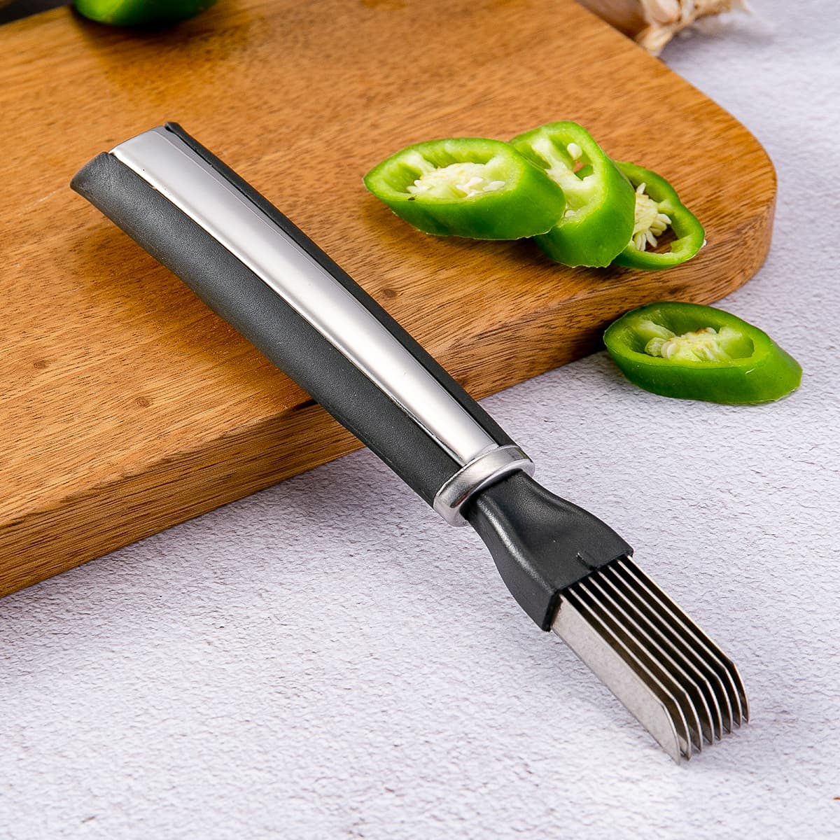 Cortador Multifuncional de Verduras y Cebollino