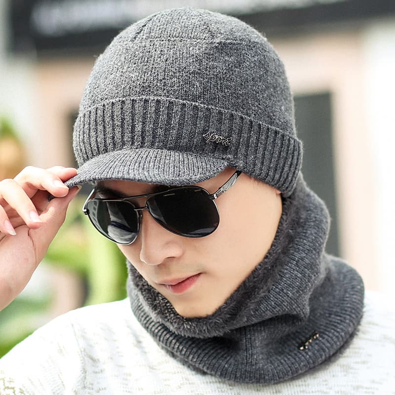 Gorro de Invierno de Punto Cálido