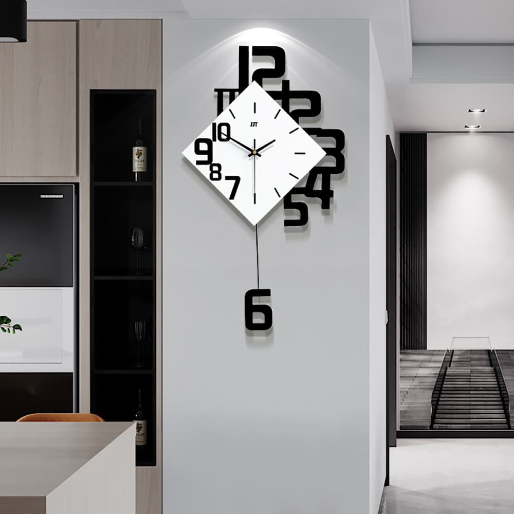 Reloj de Pared Digital Madera Personalizable
