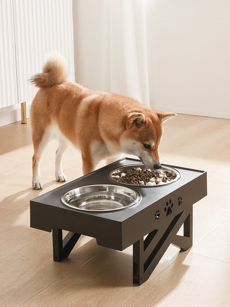 Comedero Plegable para Mascotas en Acero Inoxidable