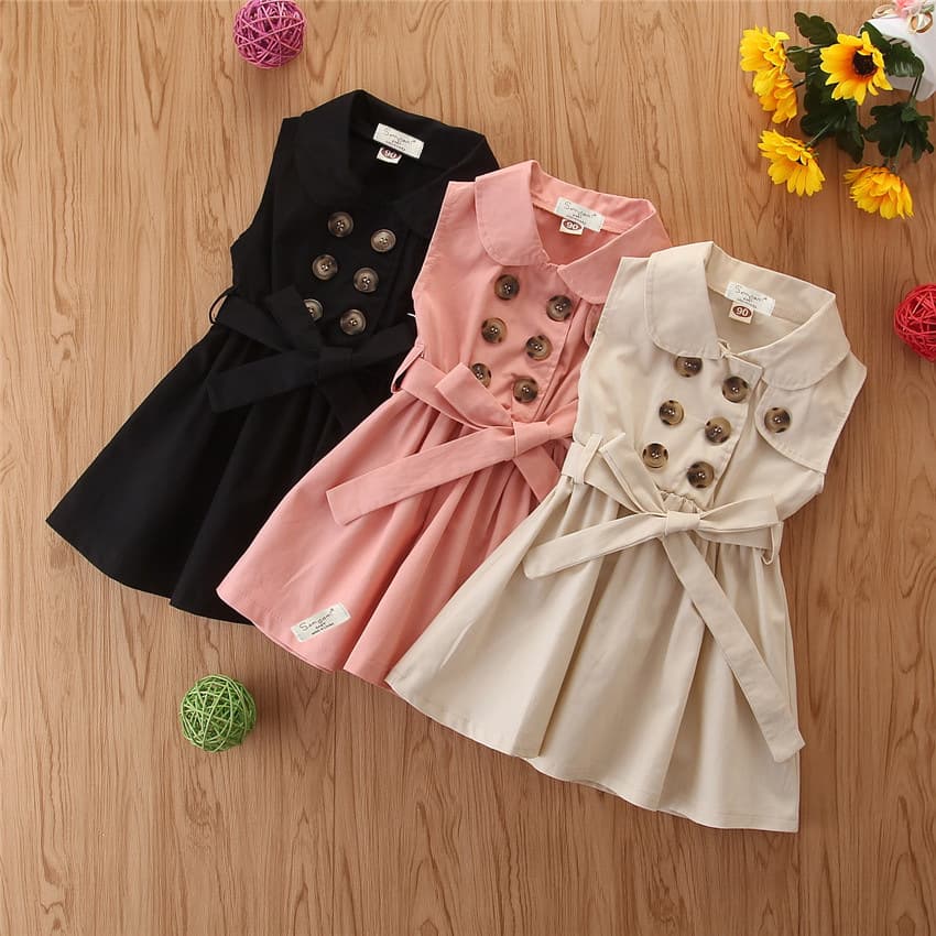 Vestido Princesa sin Mangas para Niña
