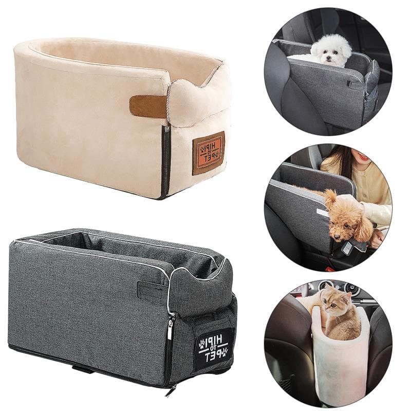 Transportín de Coche para Mascotas Pequeñas