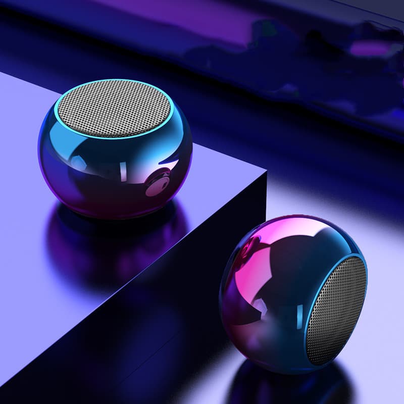 Altavoz Bluetooth 3D Mini Multicolor con Radio