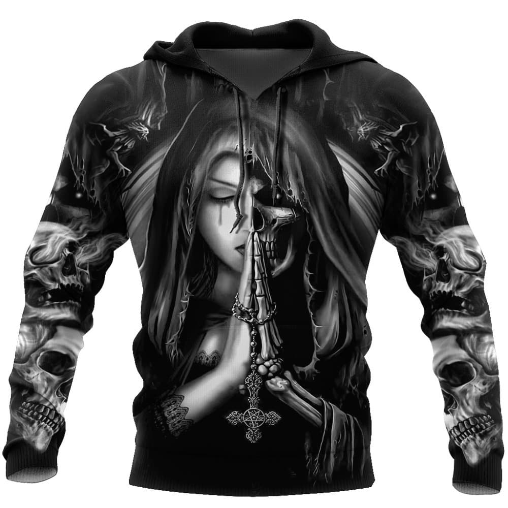 Sudadera 3D Calavera Anime Halloween