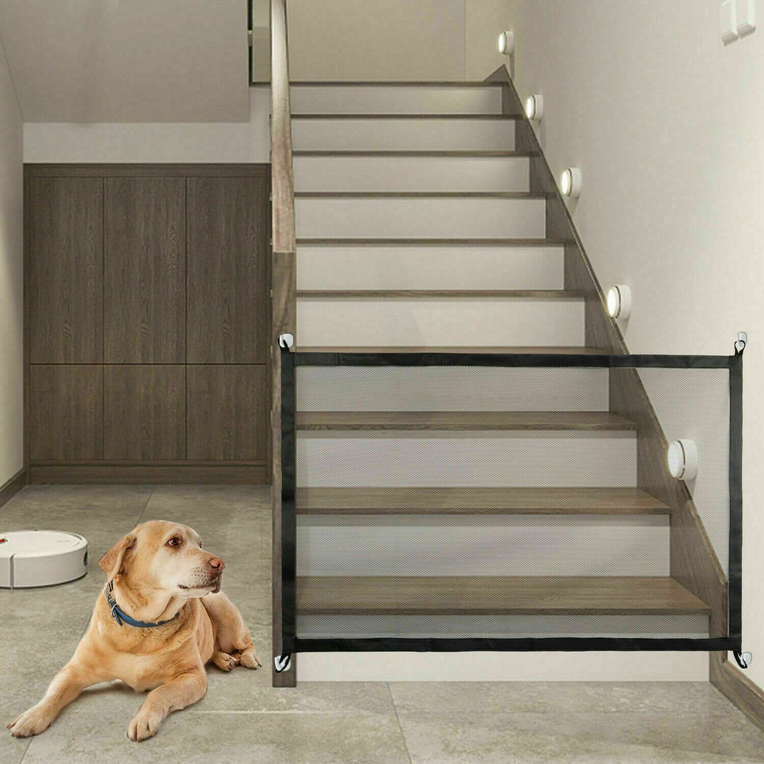 Barrera de Seguridad Mágica Portátil para Perros, Gatos y Bebés