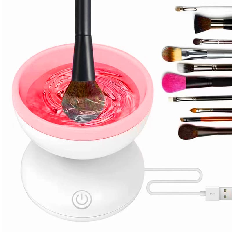 Limpiador Eléctrico Portátil de Brochas de Maquillaje USB