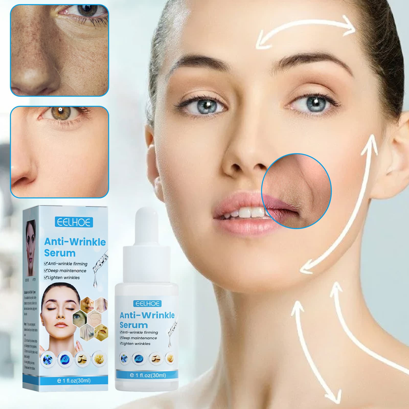 Herramientas de Cuidado Facial con Ácido Hialurónico