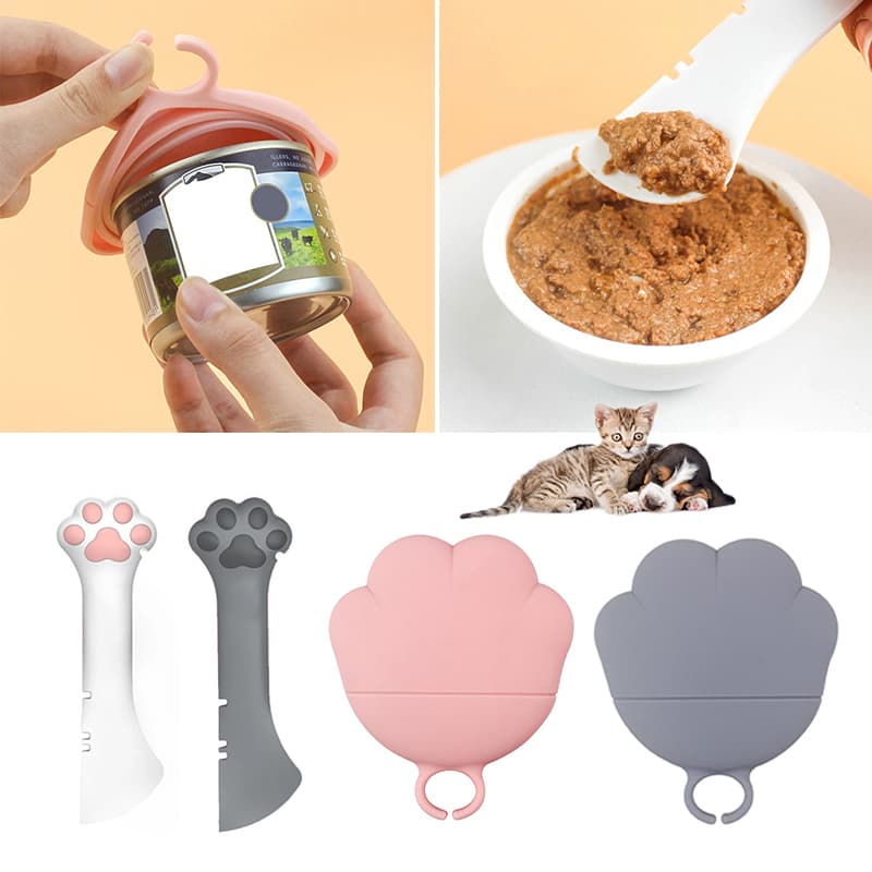 Abrelatas Multiusos para Mascotas con Cucharas