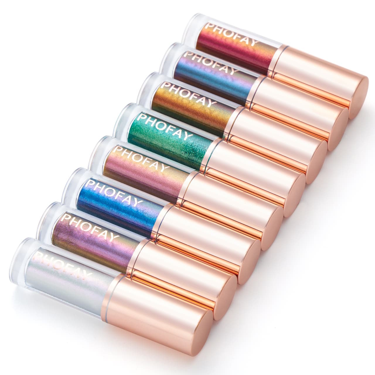 Set de Eyeliner Líquido Glitter PHOFAY