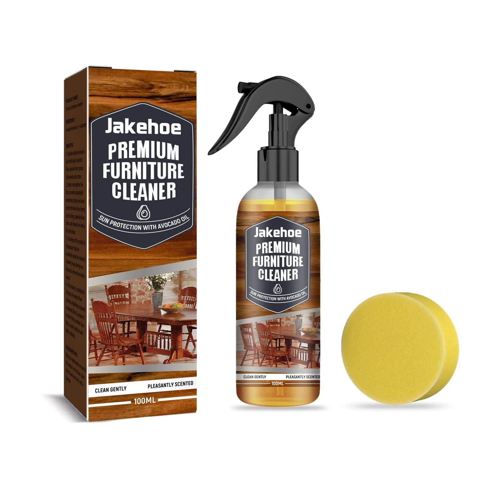 Limpiador y Abrillantador de Madera con Aceite de Aguacate