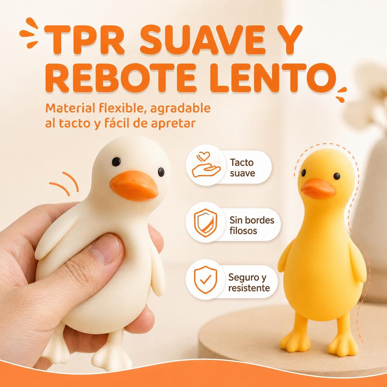 Set 2 Juguetes Antiestrés Squishy - Cerdito y Ardilla Pop Up