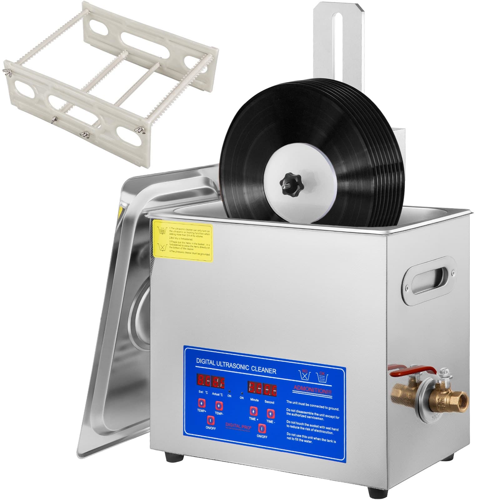 Limpiador Ultrasónico 6L para Vinilos y Discos