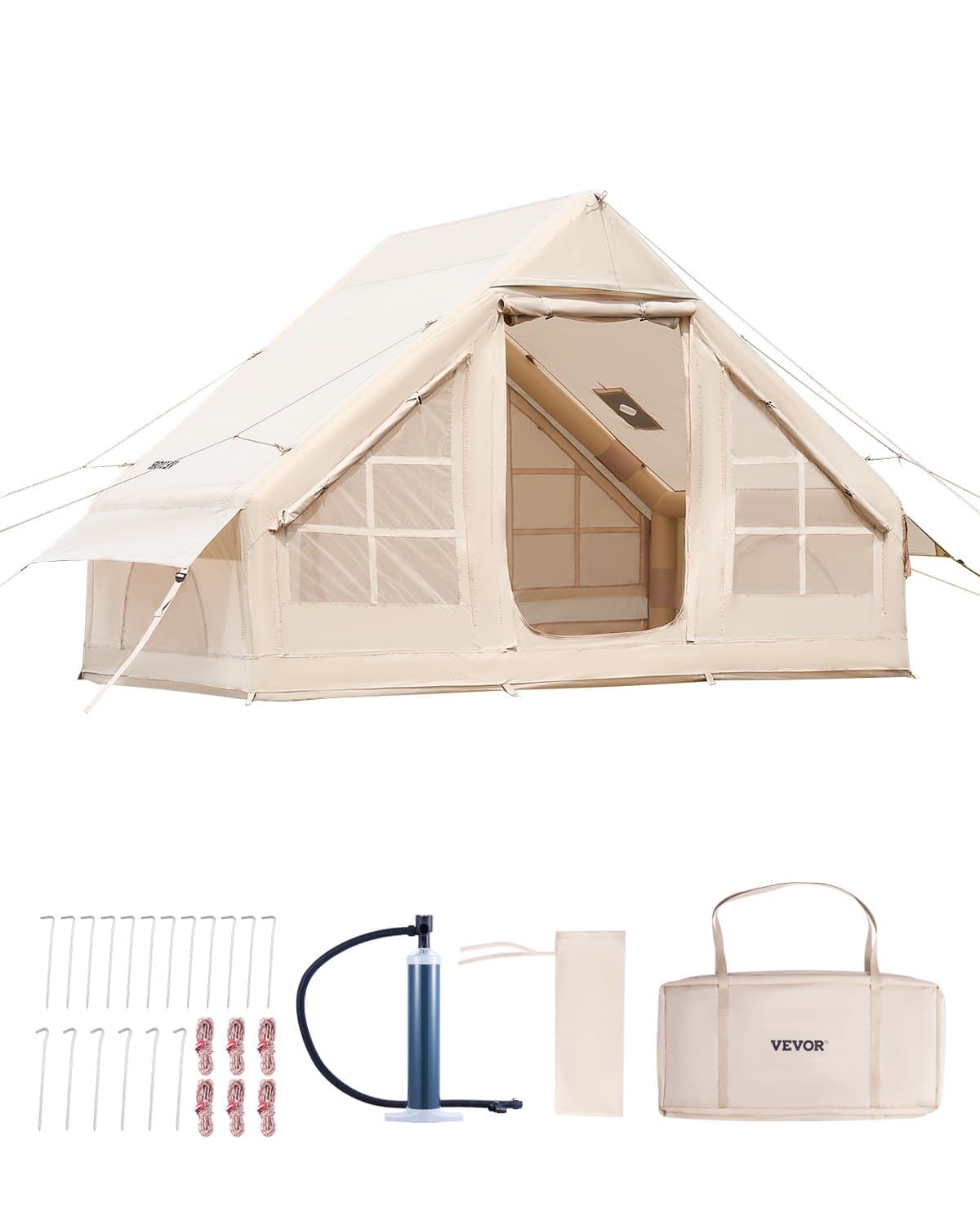 Tienda Inflable de Glamping para 3-5 Personas