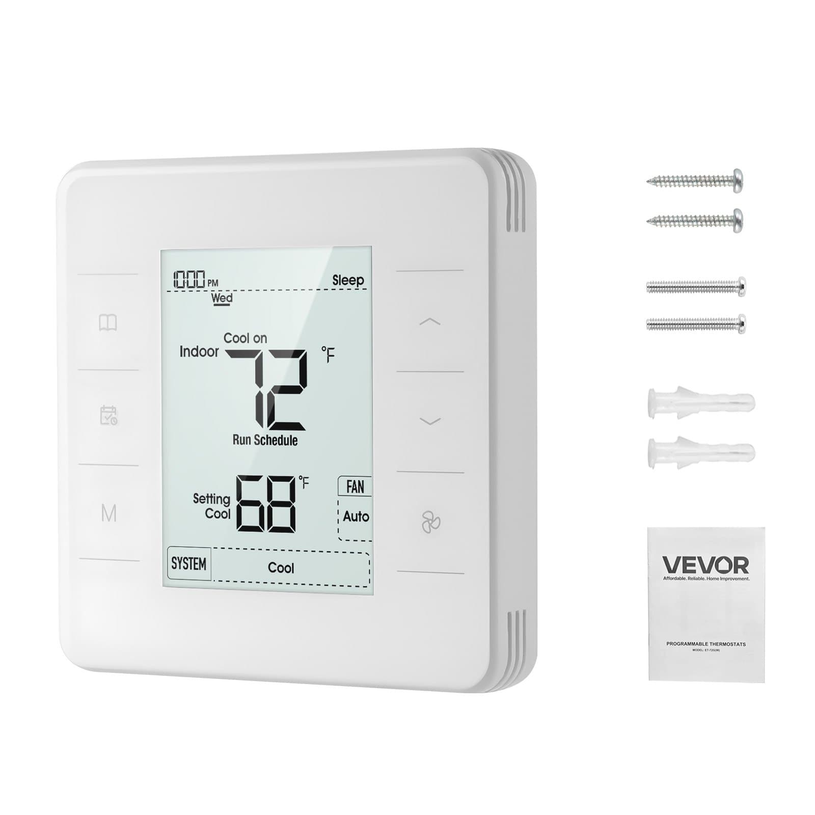 Termostato Programable 7 Días con Pantalla LED