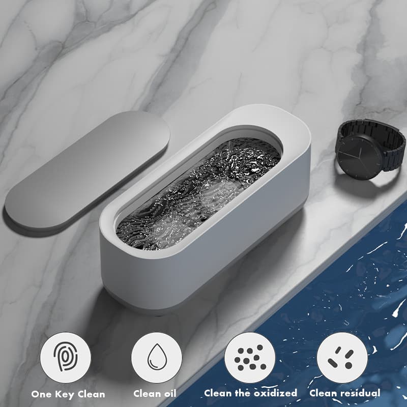 Limpiador Ultrasónico de Alta Frecuencia para Joyas y Accesorios