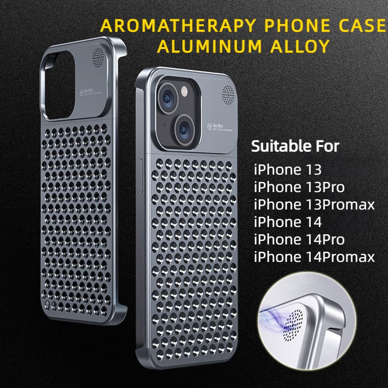 Funda Aluminio para iPhone 14/13 Pro Max - Protección Total