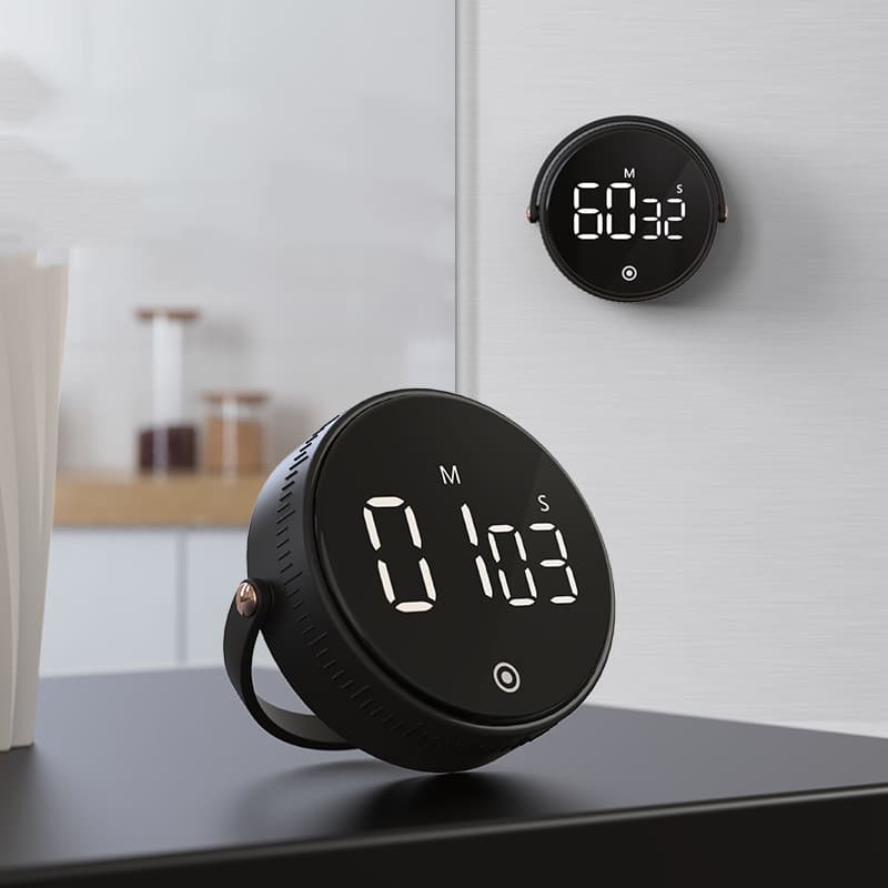Temporizador Digital Silencioso Ajustable para Cocina