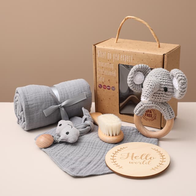 Set de Juguetes de Baño y Mantas Hito Bebé Bopoobo