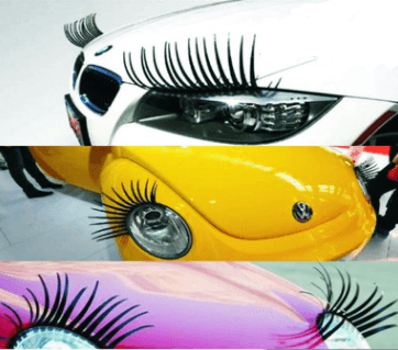 Adhesivos de Pestañas para Coche (Pack de 2)