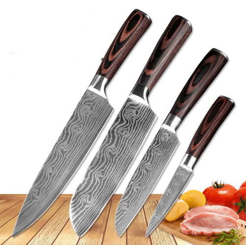 Juego de Cuchillos de Chef 6-8 Piezas Profesional