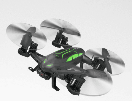 Dron-Coche RC 2 en 1 OTRC FY602 con Cámara HD