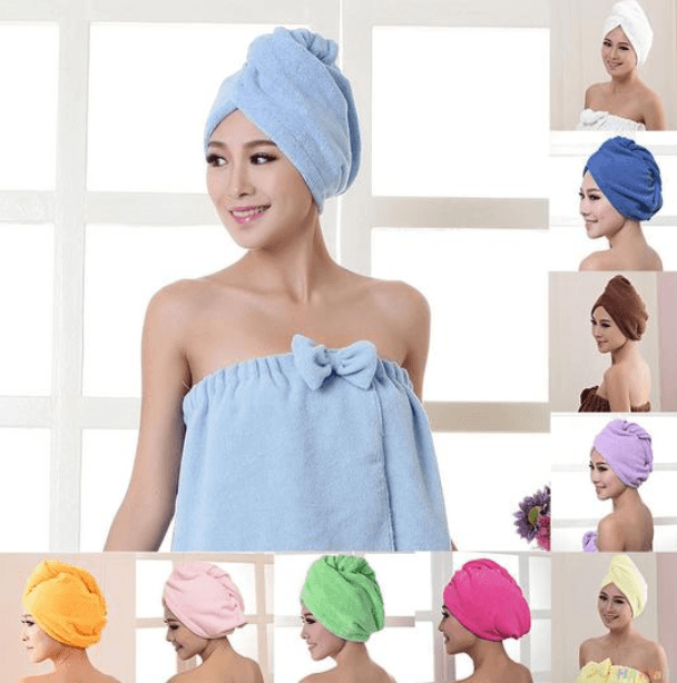Gorro Secador de Pelo Absorbente para Mujer