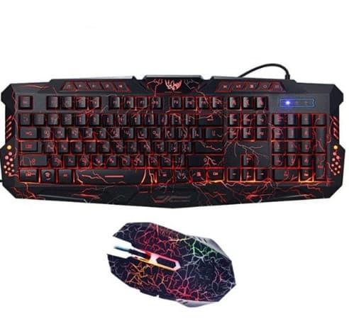 Set Teclado y Ratón Gaming J10 Retroiluminado Tricolor