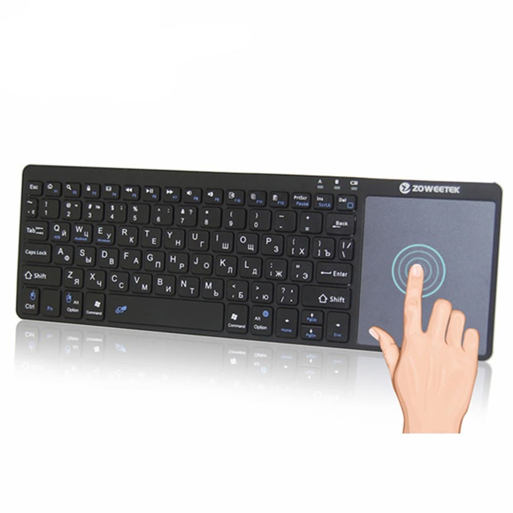 Mini Teclado Inalámbrico Bluetooth con Touchpad