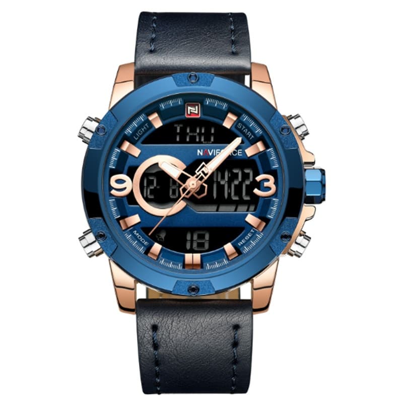 Reloj Digital Deportivo Militar Hombre Pulsera Cuero