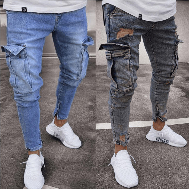 Pantalón Vaquero Cargo Hombre