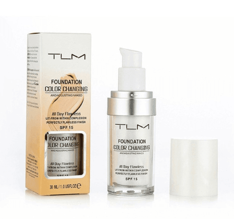 Base de Maquillaje Sensible a la Temperatura con Corrector