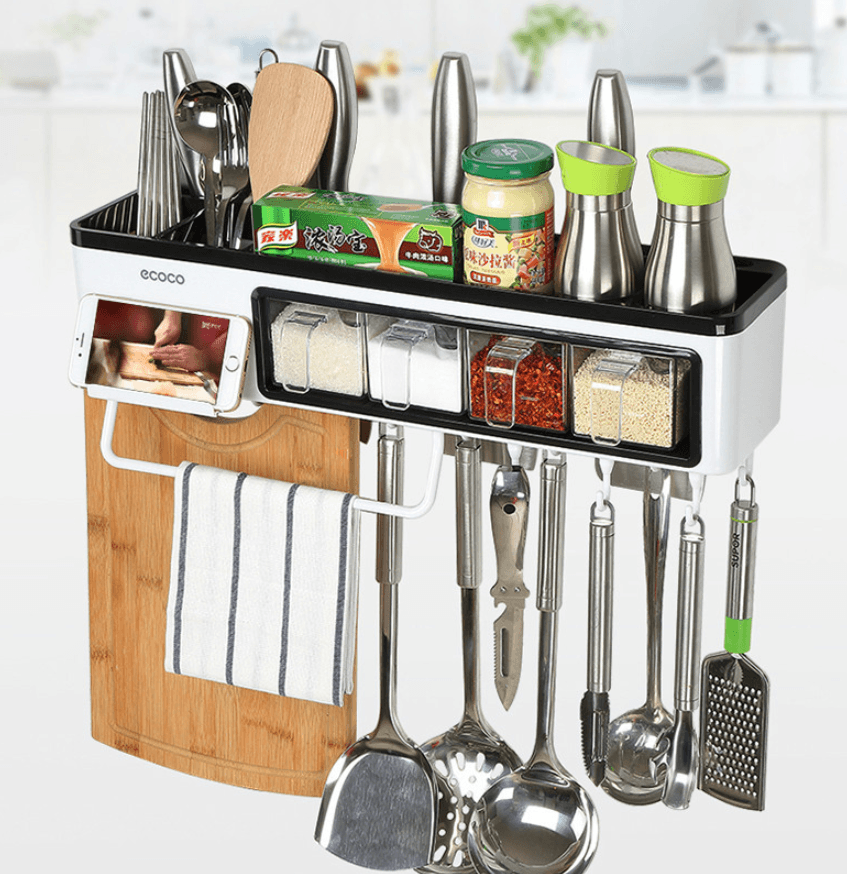 Organizador de Cocina Mural Multiusos con Almacenamiento