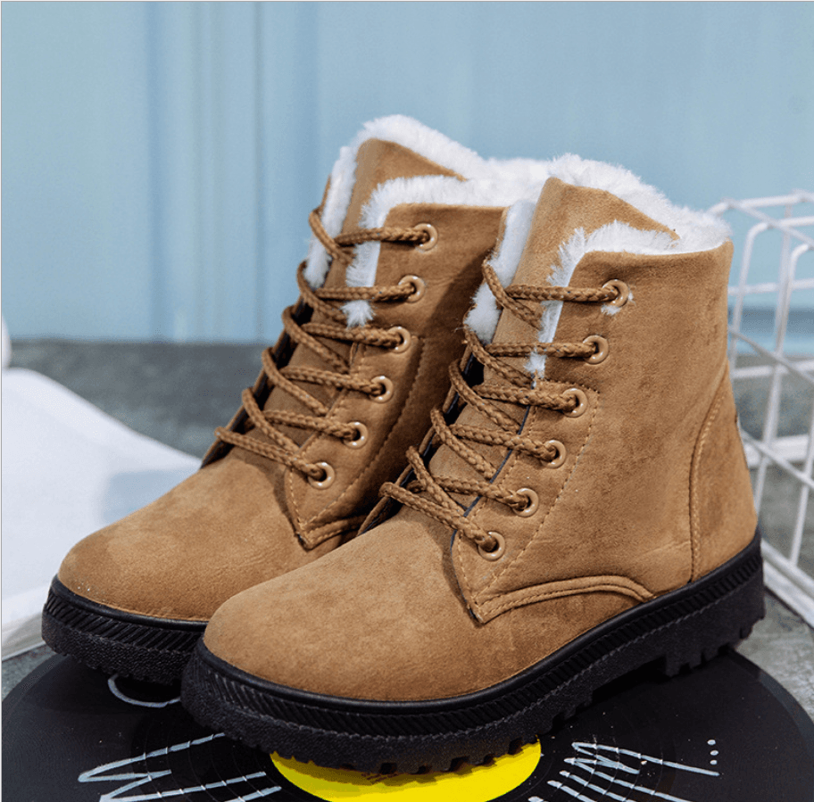 Botas de Nieve para Mujer Impermeables con Forro Térmico