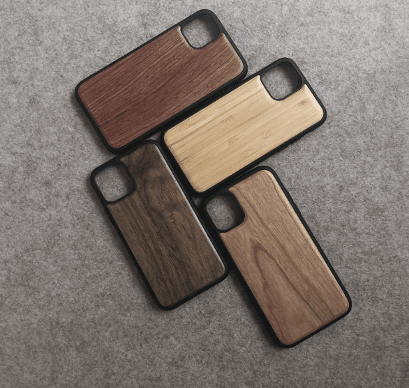 Funda de madera para móvil compatible con iPhone 8 y 8 Plus