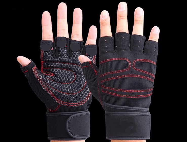 Guantes de gimnasio sin dedos