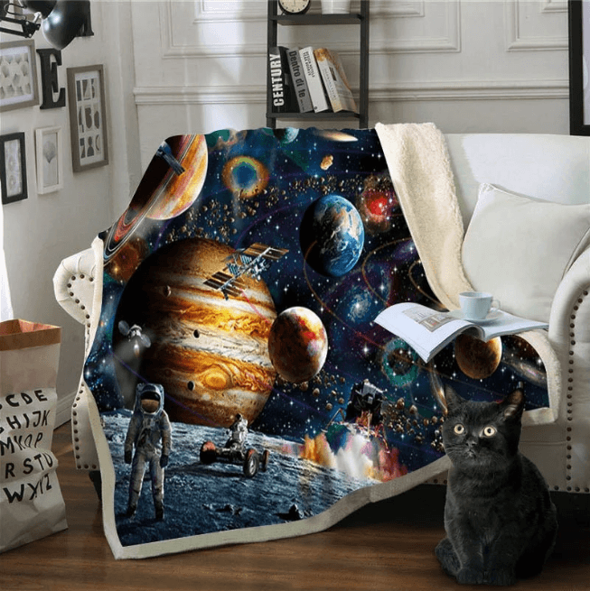 Manta Polar Perezoso Espacio Universo