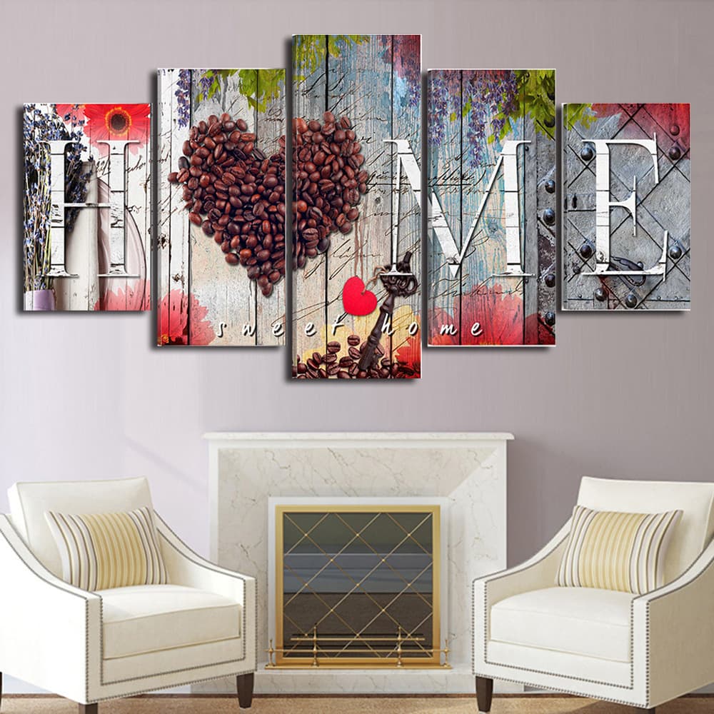 Cuadro de Decoración Diamond Painting - Home Sweet Home