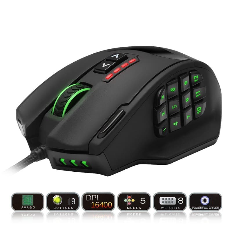 Ratón Gaming RGB con Iluminación LED