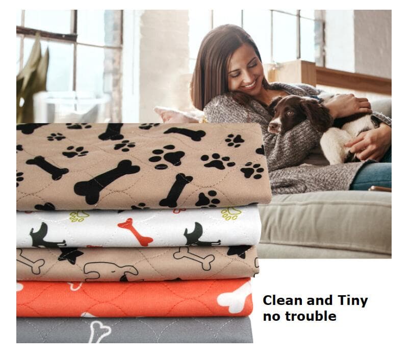 Almohadilla Absorbente Impermeable para Mascotas de 3 Capas
