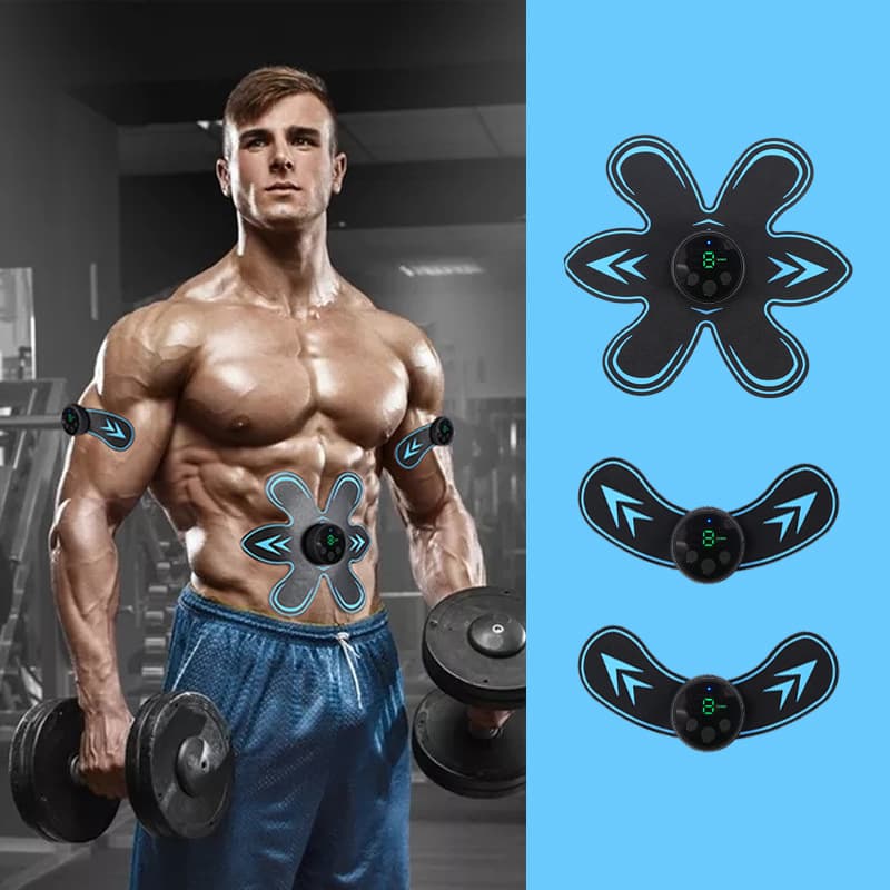 Pegatinas Musculares para Entrenamiento en Casa