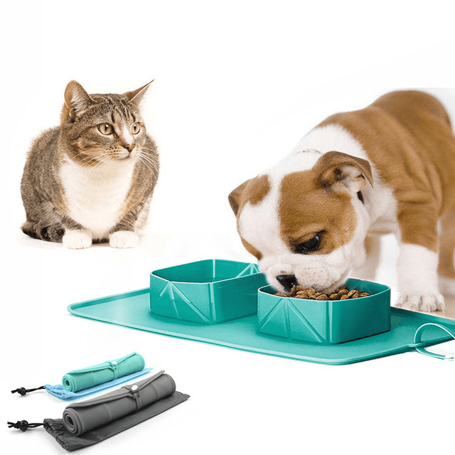 Cuenco Plegable de Silicona para Mascotas