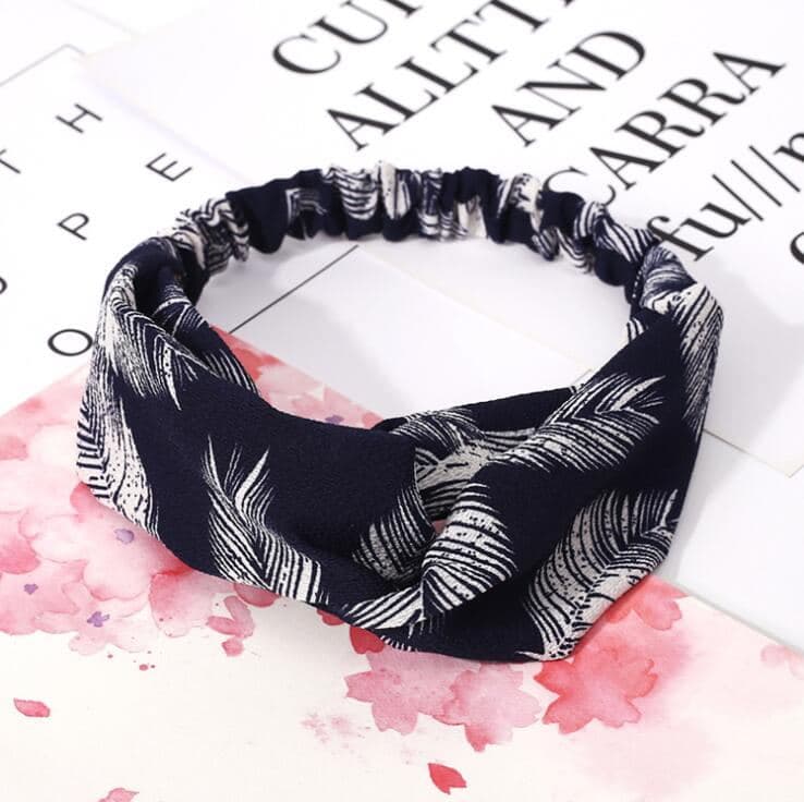 Diadema Retro Estampada para Mujer