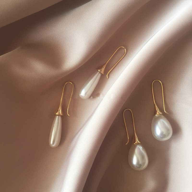 Pendientes Perla Waterdrop Minimalista